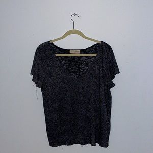 Project Social T THE ORIGINAL TEXTURED V dark gray size S